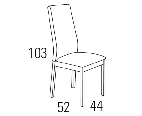 Medidas Silla A54-004