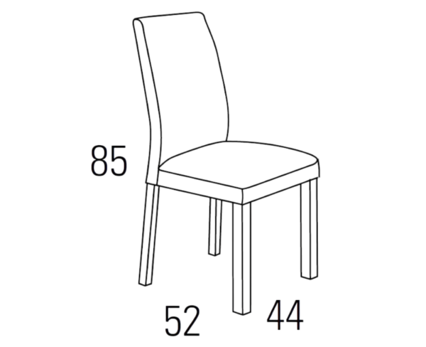 Medidas Silla A54-004