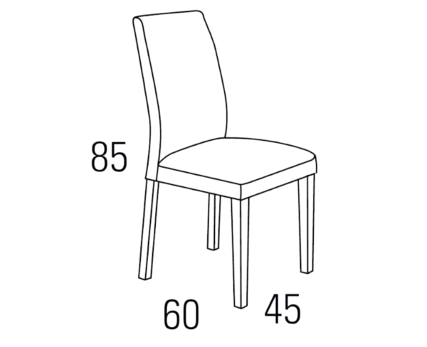 Medidas Silla A54-004