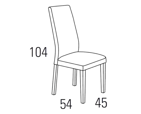 Medidas Silla A54-004