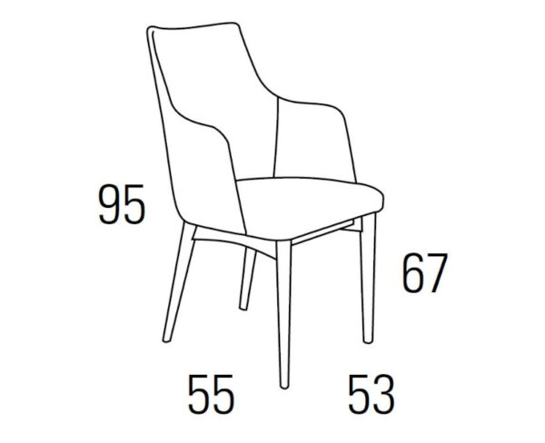 Medidas Altas Sillón A54-013