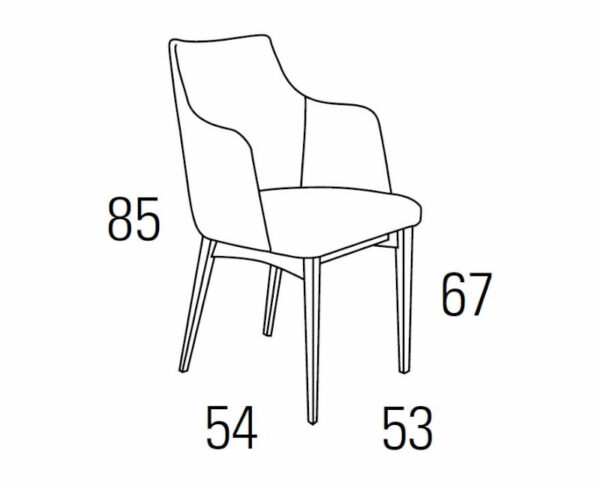 Medidas Sillón A54-013