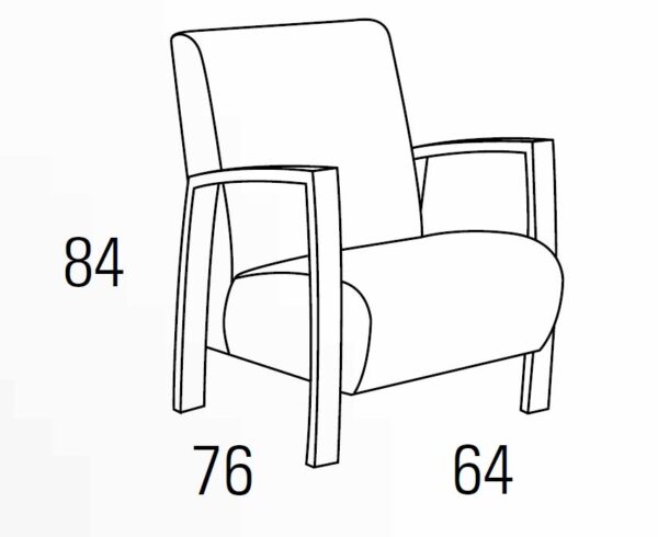 Medidas Butaca A54-032