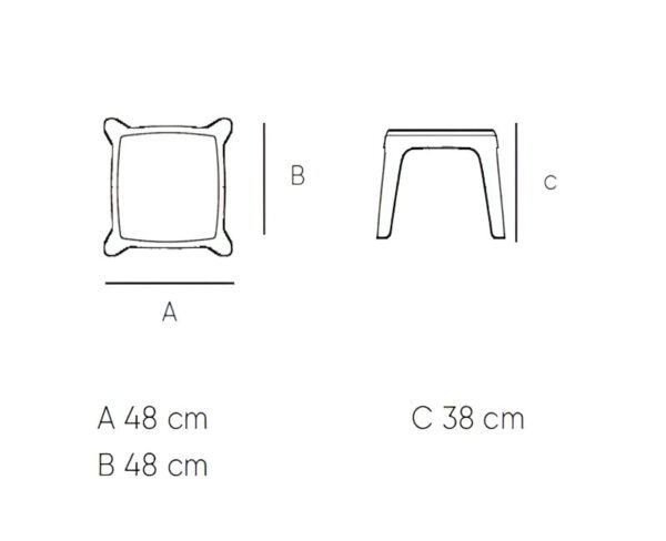 Mesures de la taula auxiliar Eva Pro