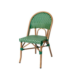 Silla Musa verde-crema