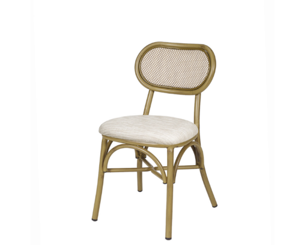 Silla Traviata estructura deco bambú