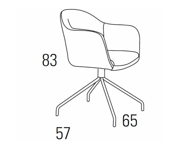 Medidas Sillón A54-065