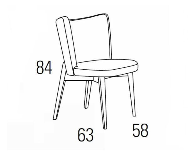 Medidas Silla A54-009