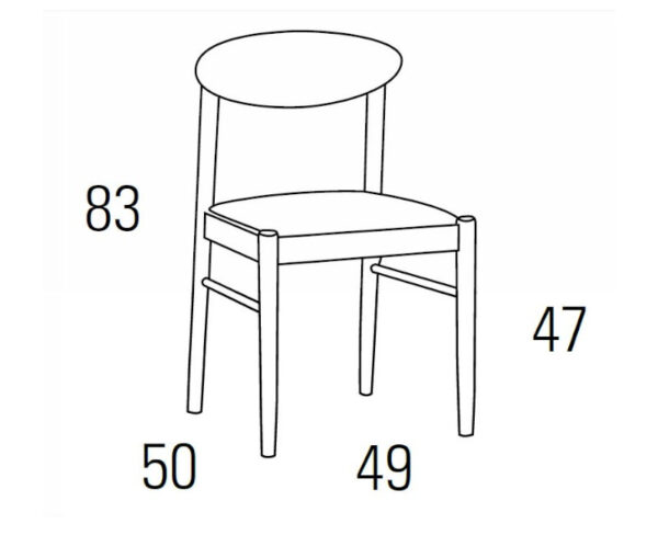 Medidas Silla A54-054